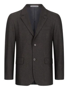 Lacoste VH9582 Stretch Woolen Dogtooth Blazer Jacket Grey Small uk 38 eu 48 - Picture 1 of 15