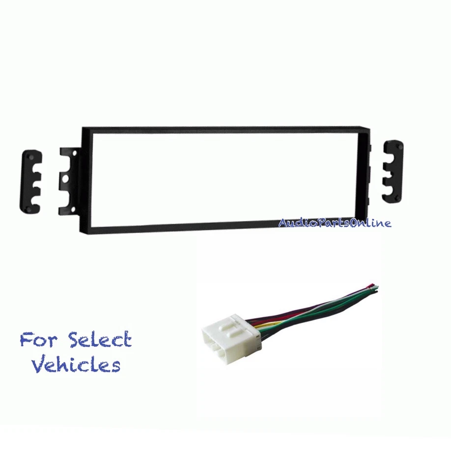 Combo de kit de tablero de instalación de radio estéreo para automóvil Din único para vehículos Hyundai seleccionados Foto 1 de 1