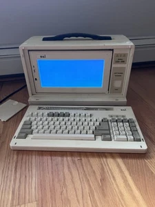 Vintage LCD Portable BSI 286 Computer Tower Gaming 1980er Desktop Koffer - Bild 1 von 19