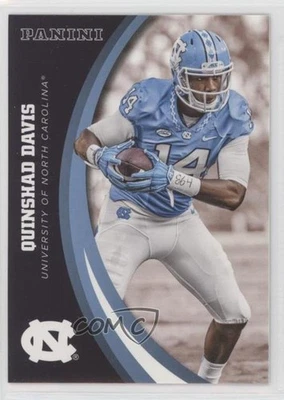 2016 Panini North Carolina Tar Heels Quinshad Davis #14 - Image 1 of 2