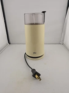 Molinillo de café aromático vintage Braun KSM2 tipo 4041 blanco probado funciona - Imagen 1 de 6