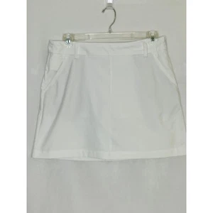 Puma Blanco Cremallera Lateral Golf Deportivo Skort con Bolsillos Mujer Talla 12 - Imagen 1 de 6