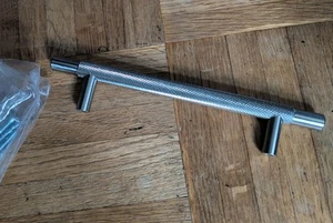 *10-PACK* Amerock Bronx 7,5 in End To End Silver Bar Cabinet Pull - Foto 1 di 3