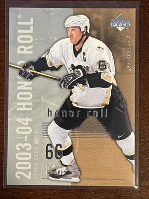 Rollo de honor de cubierta superior 2003-04 - Mario Lemieux #66 Foto 1 de 2