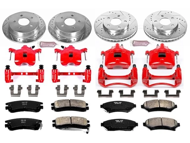 Front and Rear Brake Pad and Rotor Kit For 1997-2003 Pontiac Grand Prix GG172MV - Image 1 of 1