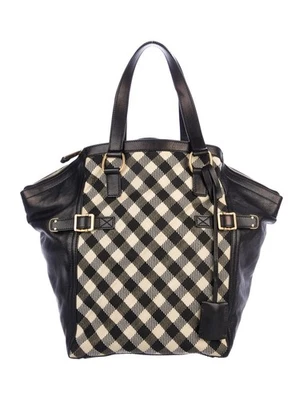 Yves saint Laurent Downtown Checkered Tote - Image 1 of 4