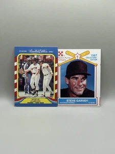 Steve Garvey 1987 Fleer Limited Edition #16 EX Ralston Purina #2 PR(crease) A2 - Picture 1 of 5