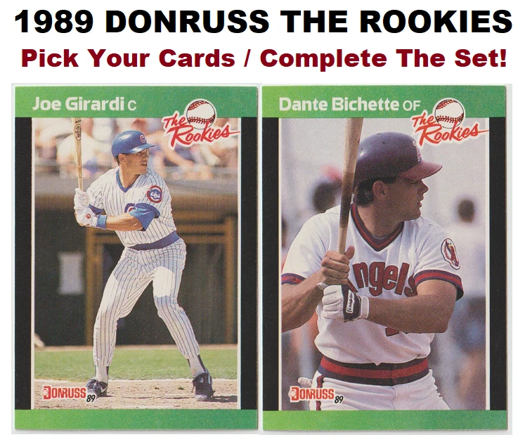 1989 Donruss The Rookies - Pick Your Cards / Complete The Set! - Image 1 of 1