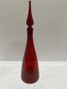 Blenko 920m Ruby Red decanter. Gorgeous - Picture 1 of 3