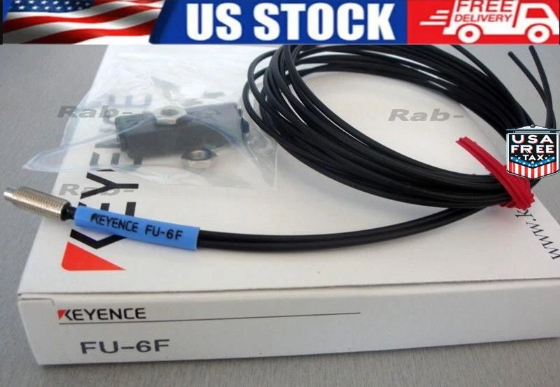 Keyence FU-6F Fiber Optic Sensor FU6F Fiber Amplifier Sensor Cable US Free TAX - Image 1 of 1