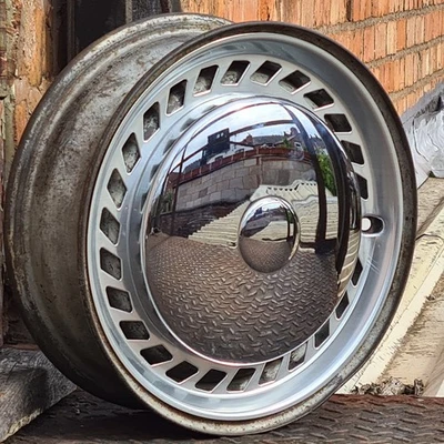 Ford Popular & Prefect Wheel Trim Set of 4 – Anodised Aluminium  Made in England - Image 1 of 4