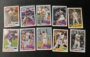 2024 Topps Series 1, 2 & Update 35th Anniversary 1989 INSERT 10  Lot RCs HOFs - Picture 1 of 4