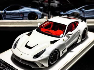 *SUPER SELTEN* 1/18 Ferrari F12 Novitec N-Largo S pearl white - Bild 1 von 8