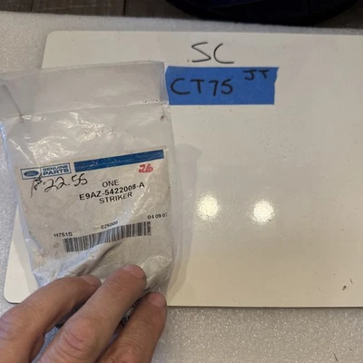 (1) Genuine Ford Striker (Door lock) E9AZ-5422008-A NOS OEM Sold Individually - Image 1 of 2