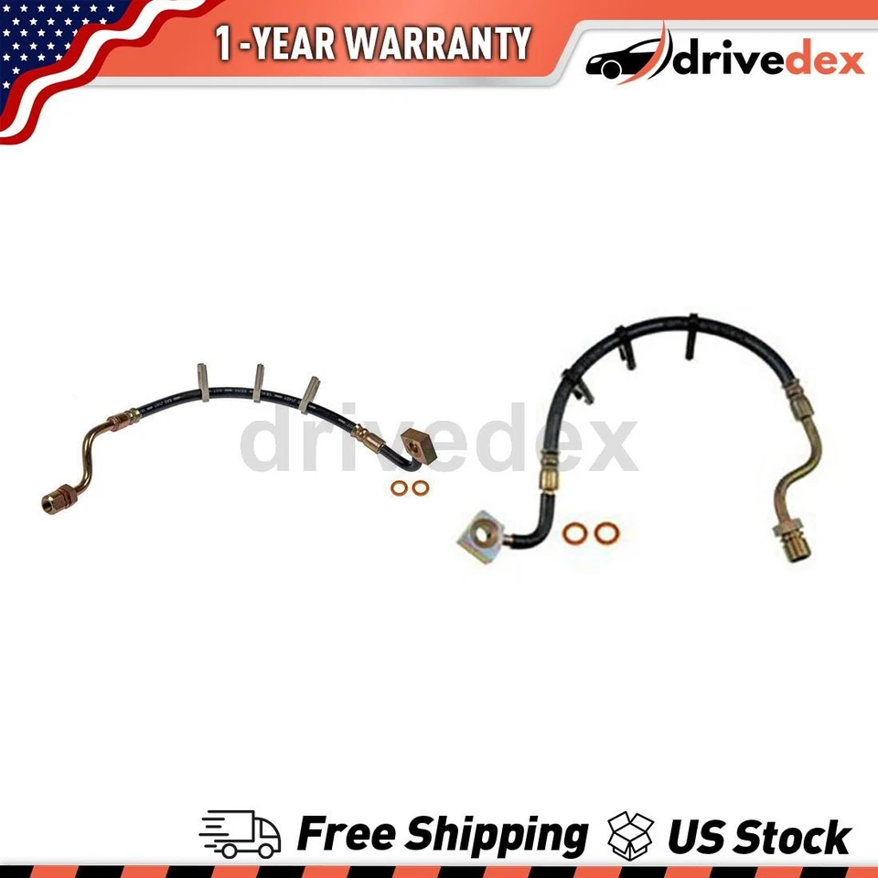 Пара тормозных шлангов Dorman с первым стопором подходит для Ford Freestar 2004 2005 годов выпуска - Изображение 1 из 4