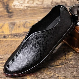 Leather Tai Chi Shoes Non Slip Oxford Bottom Kung Fu Shoes Low Top Martial Arts - Picture 1 of 21