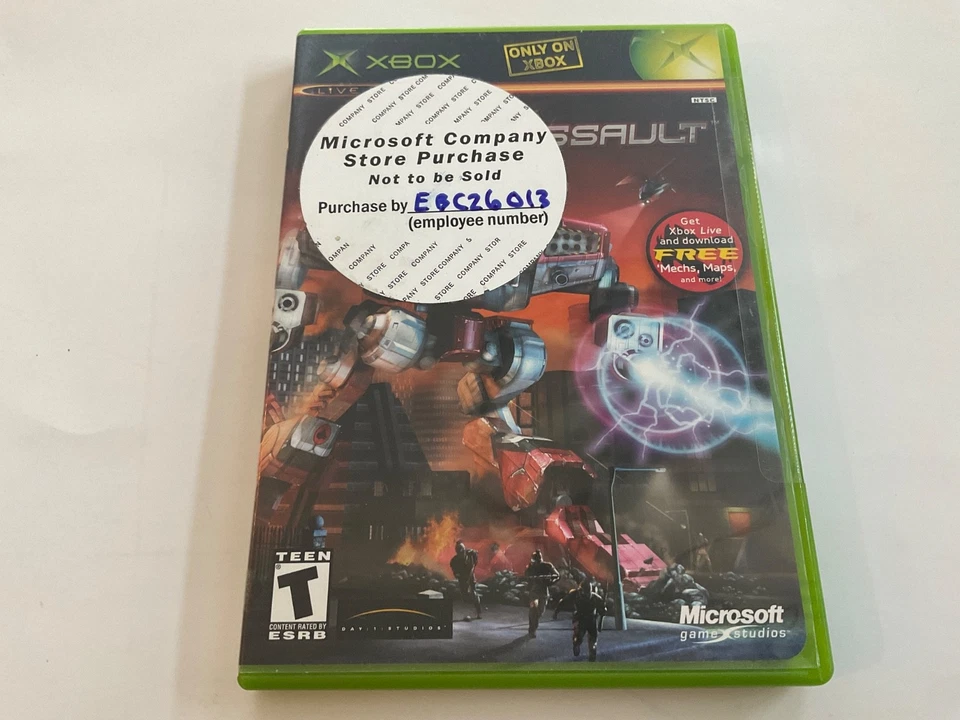 MechAssault -RARE PROMO NOT FOR RESALE (MICROSOFT Xbox, 2002) SEALED & FAST SHIP - Image 1 of 4