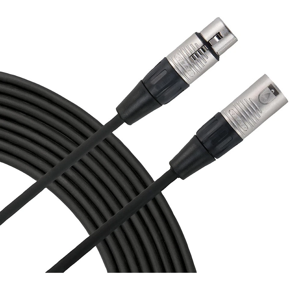 Livewire Essential Microphone Cable 50 Ft. Connectors Black