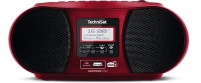 TechniSat DIGITRADIO 1990 rot Radiorekorder mit CD-Spieler DAB+ UKW Bluetooth - Bild 1 von 4