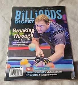 April 2025 Billiards Digest Estonia's Denis Grabe Breaking Through & Cue Issue - Picture 1 of 3