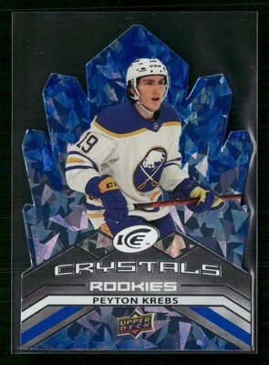 2021-22 Upper Deck Ice #IC-38 Peyton Krebs Ice Crystals - Image 1 of 2