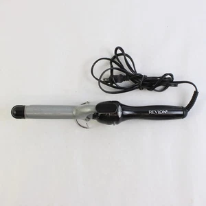 Revlon 1 Inch Perfect Heat Curling Iron RV051 Black Hair Styling Tool Tested - Picture 1 of 5