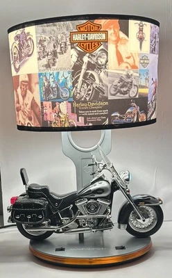 Vtg 2004 Harley Davidson Heritage Motorcycle Lamp with Engine Running Sounds - Image 1 of 4