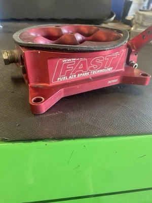 FAST Billet High-Flow 4-Barrel Throttle Body 4150-Style Flange - Image 1 of 4