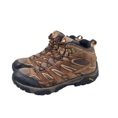 Merrell Moab 3 Mid Mens Size 13 Brown Outdoor Walking Hiking Boots Shoes - Image 1 of 4
