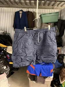 Pantalones cortos deportivos ligeros azul marino para hombre - XXL - Imagen 1 de 2