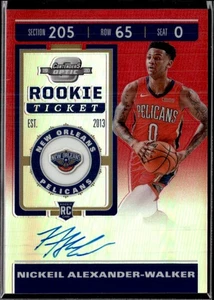 NICKEIL ALEXANDER-WALKER 2019 OPTIC CONTENDERS *RED* ROOKIE RC AUTO /99!! 🔥VAR - Bild 1 von 2