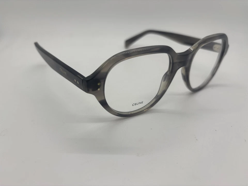 NUEVO Gafas redondas grises Celine CL50145I 005 52-19-145 mm viene con juego completo Foto 1 de 4