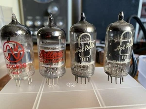 Röhren Quartett 4x ECC83 Verschiedene Tested (5) - Bild 1 von 1