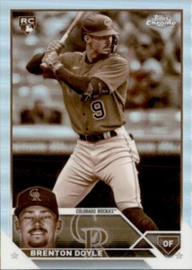 Brenton Doyle RC Colorado Rockies SEPIA - 2023 Topps Actualización Cromo #USC172 - Imagen 1 de 2
