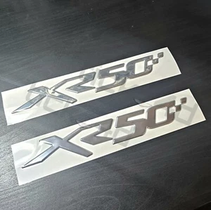 FG Falcon XR6 XR50 Chrome Badge X2 Side Rear Doors Emblem Badges - Picture 1 of 1