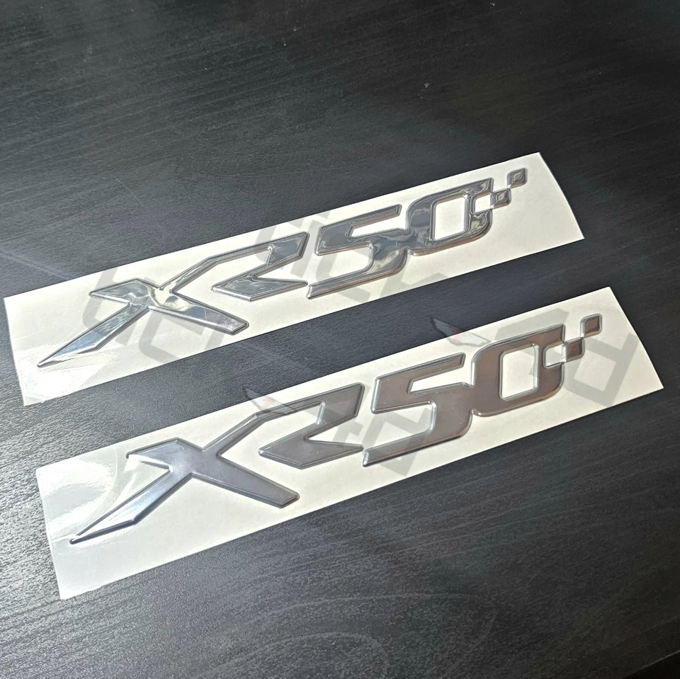 FG Falcon XR6 XR50 Chrome Badge X2 Side Rear Doors Emblem Badges - image 1 of 1