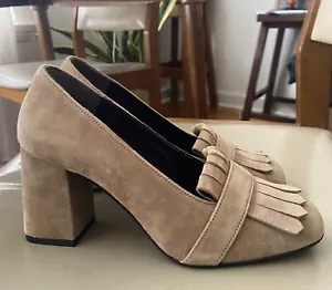 MAYA McQUEEN Audrey Suede Pumps Shoes 37 NEW - Picture 1 of 6