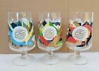 3 Unboxed San Miguel 130 Years  Limited Edition Pint Glasses + 4 Beermats