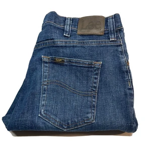 Lee Jeans Student Straight Leg 30x28 In Dark Blue Gently Used (ad23) - Picture 1 of 9