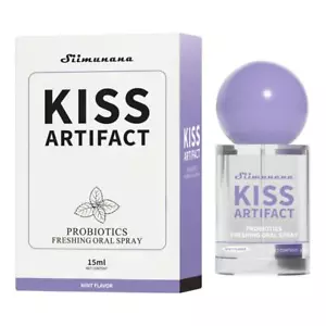 Breath Fresh Sprays Cool Mint Flavor Oral Probiotic Sprays KISS Date Night 15ml+ - Picture 1 of 11