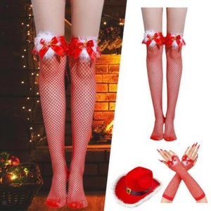 Christmas Cowboy Hat Chic Comfortable Long Fingerless Dress Gloves for Women - Picture 1 of 5