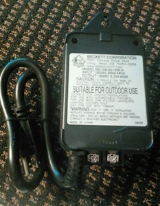 40W 12V AC Landschaftsbeleuchtung Niederspannungstransformator Beckett DA40-12W-A - Bild 1 von 4