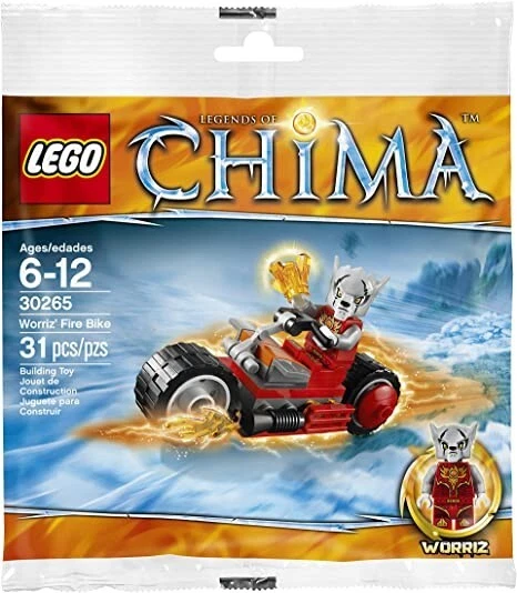 LEGO #30265 Legends of Chima Worriz' Fire Bike Mini Set POLYBAG SEALED 2014 - Image 1 of 1