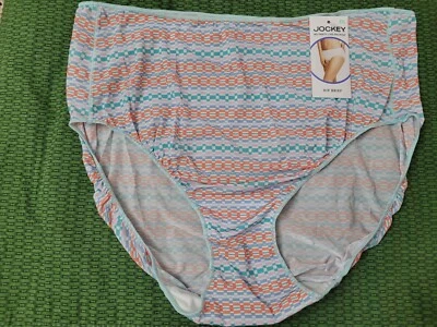 JOCKEY 8/XL  HIP BRIEF 1372 TACTEL NO PANTY LINE PROMISE PANTIES NWT - Image 1 of 4