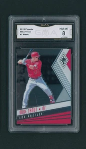 2018 Panini Phoenix Mike Trout #7 GMA 8 NM-MT Los Angeles Angels - Picture 1 of 2