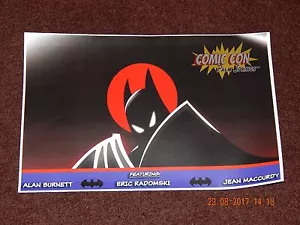 POSTER FUMETTO CON PALM SPRINGS 2017 BATMAN BURNETT RADOMSKI MACCURDY 11" X 17" - Foto 1 di 3