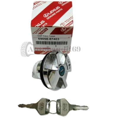 FUEL TANK CAP WITH KEYS 69058-87403 FOR TOYOTA LAND CRUISER FJ40 FJ45 - Image 1 of 4