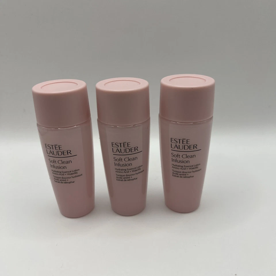 Lote 3 x Loción Esencia Hidratante Infusión Limpieza Suave Estee Lauder 30 ml / 1 oz ea Foto 1 de 1