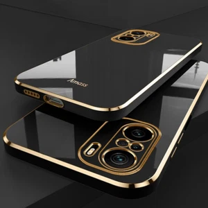 Shockproof Plating Soft Case For Xiaomi Poco F6 13T Redmi Note 12 11 Pro Cover - Picture 1 of 19