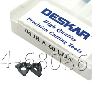 10 piezas 06IR A60 LDA Inserto de carburo CNC Herramienta de torno de hoja de rosca para herramienta de rosca SNR - Imagen 1 de 4